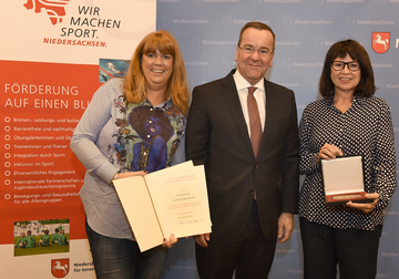 Verein: Tennisclub Rot Weiß Osterode am Harz von 1919 e. V.: Frau Marlen Harms, Frau Ann-Christin Kalendek