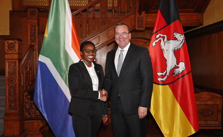 Ministerin Bayeni und Minister Pistorius