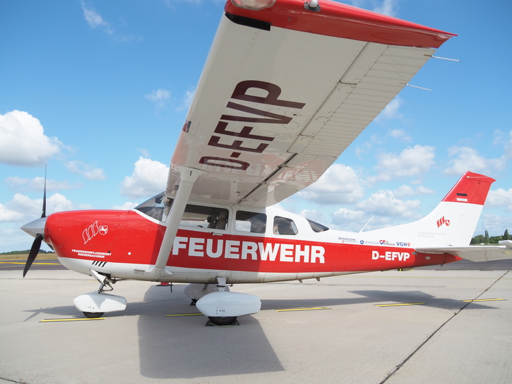 Löschflugzeug der Feuerwehr