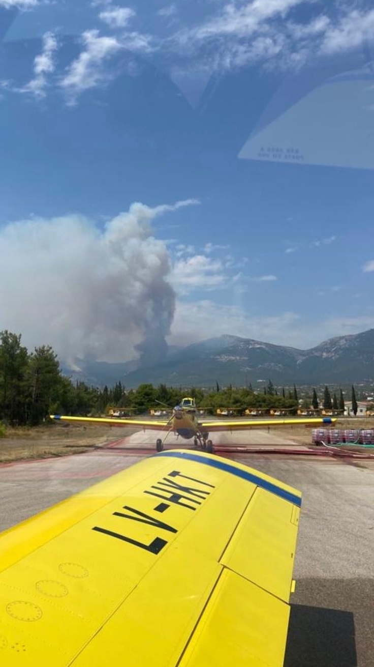 Tag 3 - Niedersächsische Löschflugzeuge auf der Mainbase in Tatoi