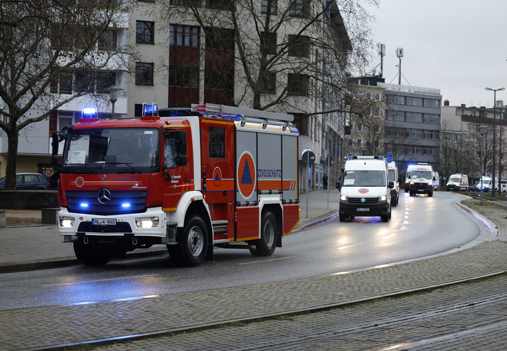 Übergabe der Zivilschutzfahrzeuge