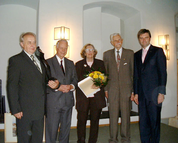 Tadeusz Kijonka, Ernst Albrecht, Angelika Marsch, Herbert Hupka, Innenminister Uwe Schünemann