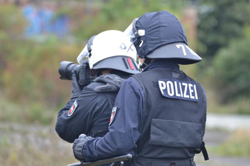 Polizei im Einsatz