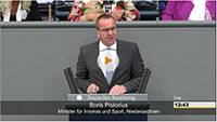 Minister Pistorius im Bundestag